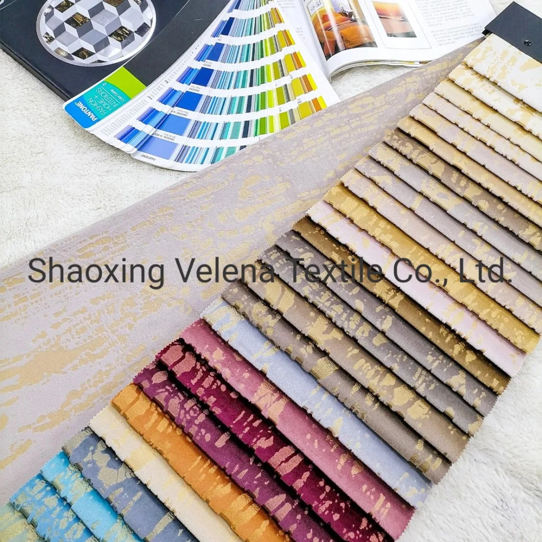 2021 New Design Holland Velvet with Glue Emboss Upholstery Sofa Furniture Textile Fabric China Wholesale Factory
