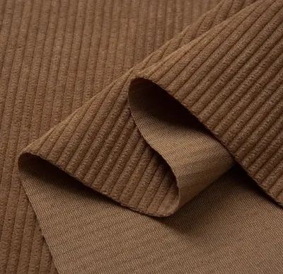 Tessuto elasticizzato in velluto a coste multicolore per magliette tessili per la casa